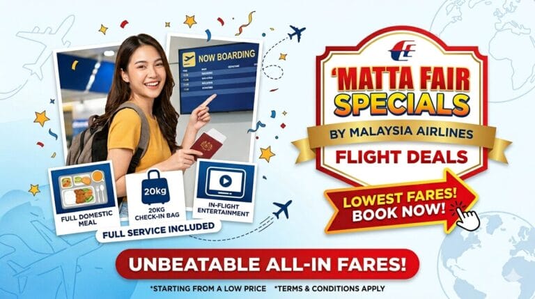 Malaysia Airlines MATTA Fair Deals 2026: Flights from RM79 All-In!